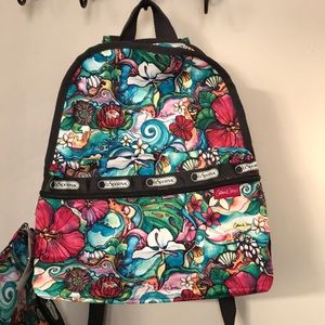 NWT LeSportsac x Colleen Wilcox Basic Baxkpack
